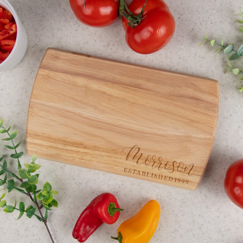 Custom Family Name Cutting Board