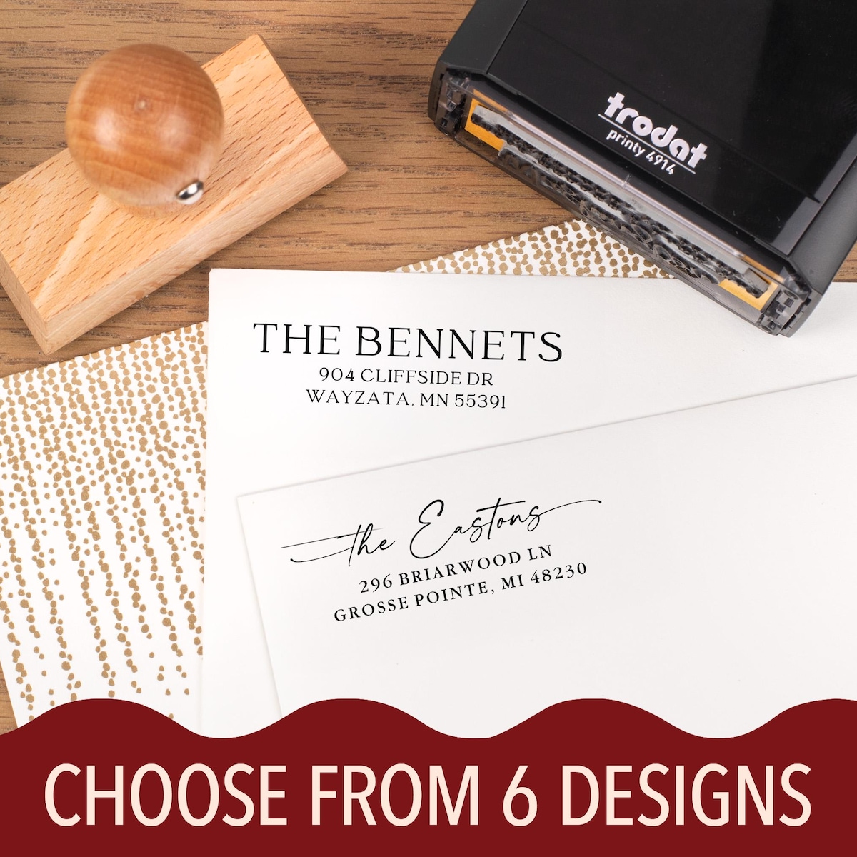 Personalized Address Stamp
