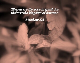 Matthew 5:3