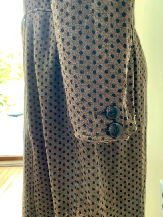 Vintage 80's Valentino Polka Dot Dress - image 4