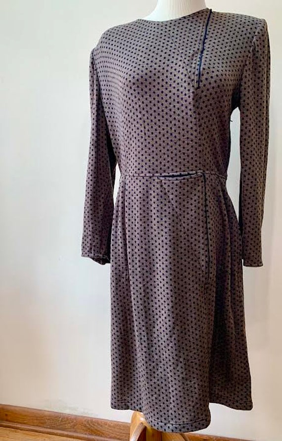 Vintage 80's Valentino Polka Dot Dress - image 2