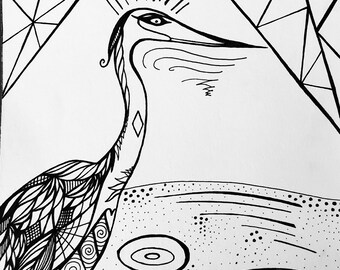The Great Blue Heron