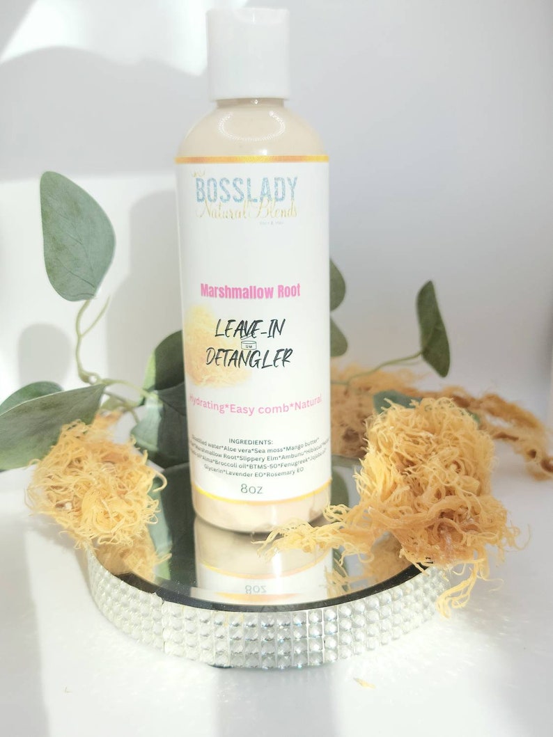 Marshmallow Root/ W Seamoss Leave in Detangler/ Growth Elixir, Seamoss