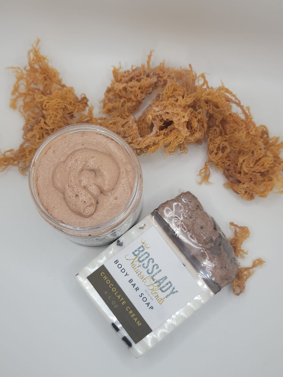 Chocolate & Chocolate Cream Sea Moss Set 1 Body Butter and 1 Etsy