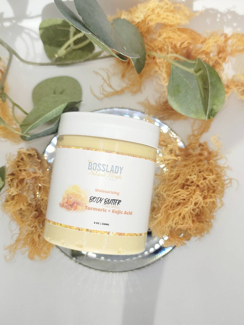 Turmeric Body Butter /w Seamoss With Kojic Acid or With Etsy