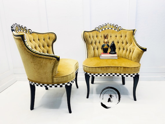 Funky yellow chair sale