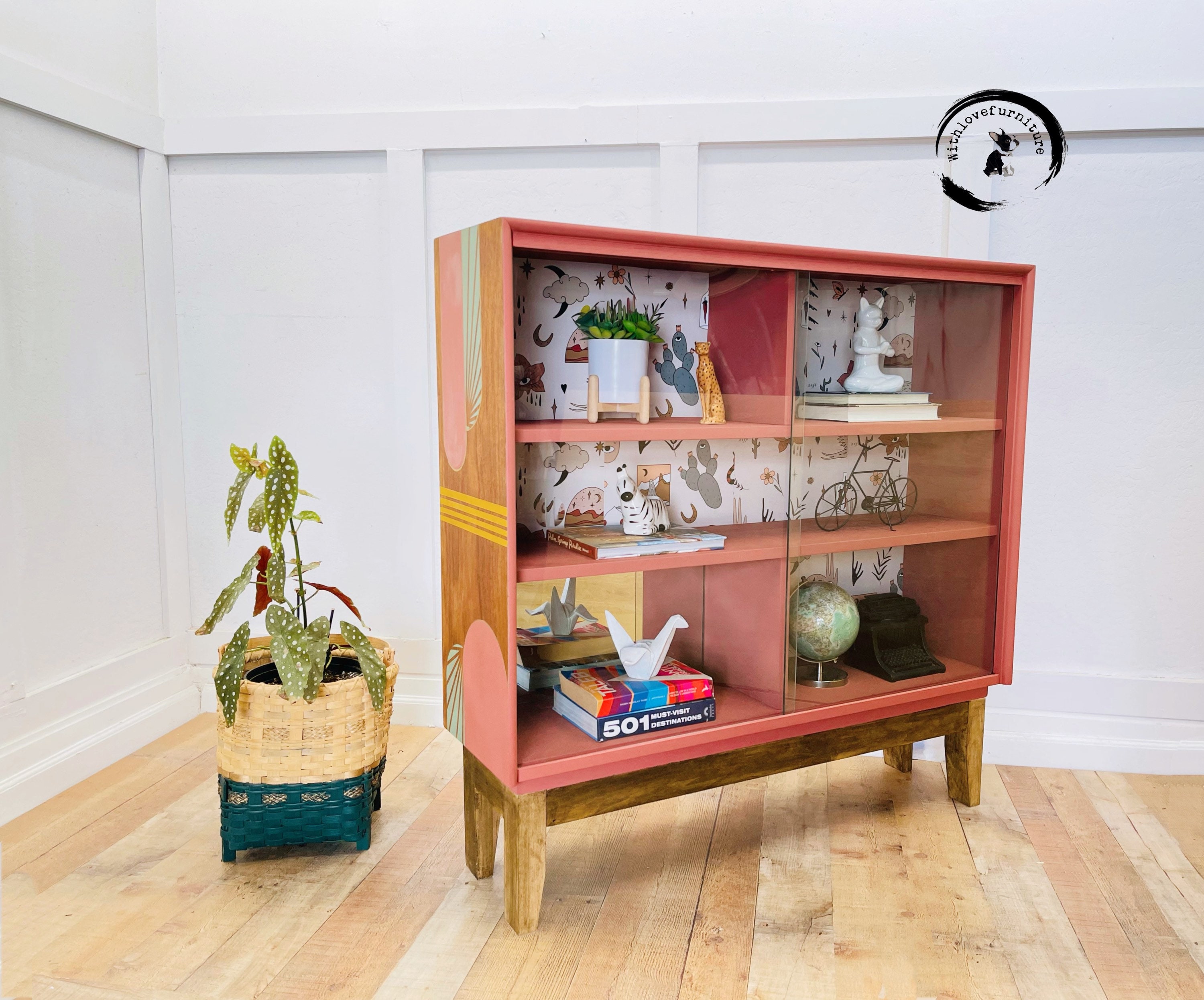 Mid century modern bookcase diy deals