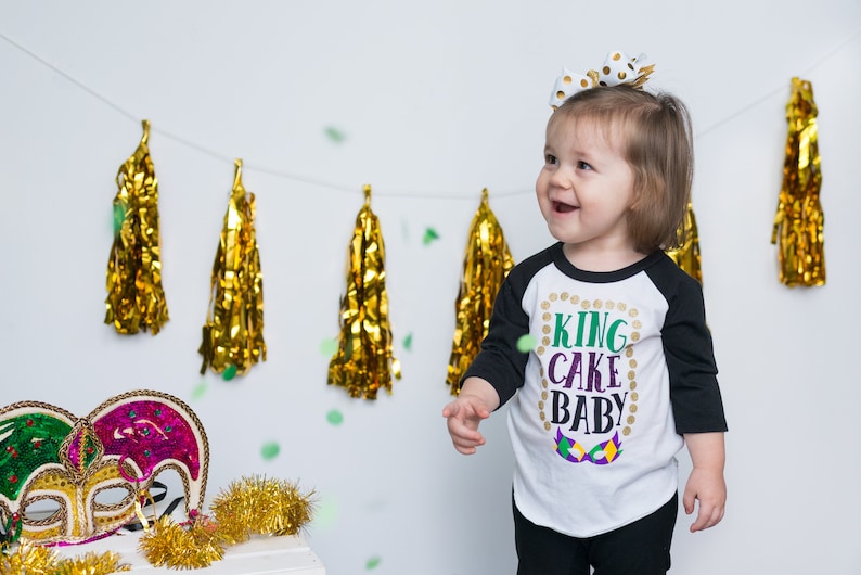 baby mardi gras leggings