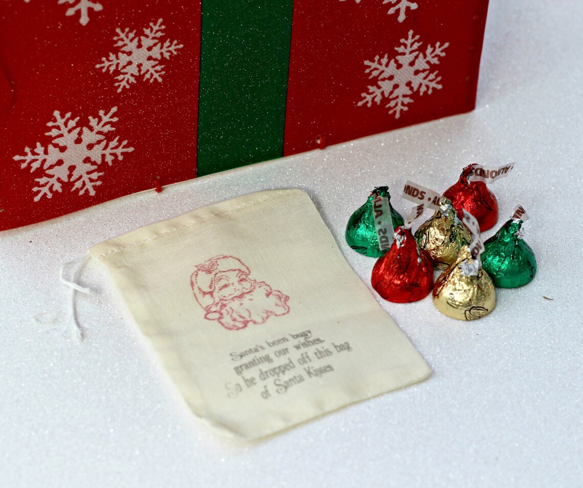 Christmas Party Favor Christmas Treat Bag Christmas Party Etsy Party Favours Christmas