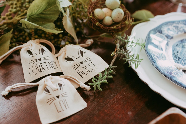 Easter Place Cards Easter Table Decor Easter Place Setting Etsy