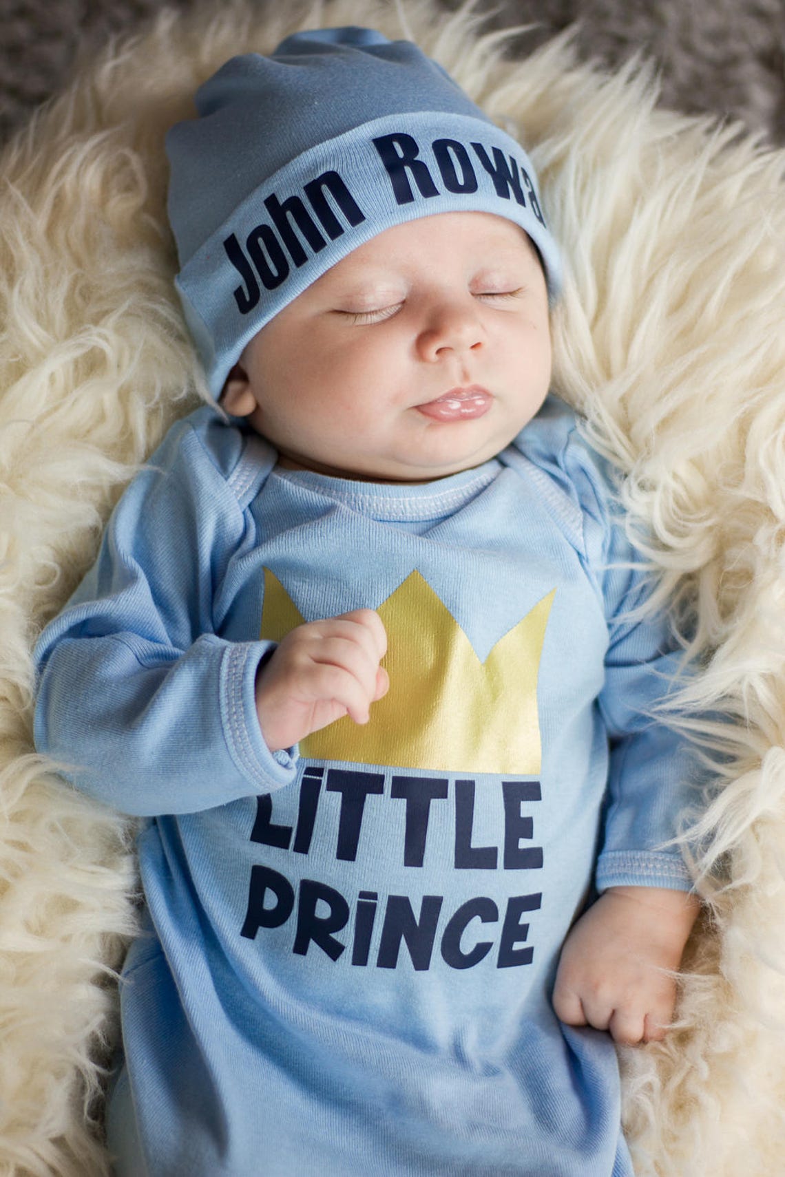 Newborn Boy Coming Home Outfit baby Boy Outfit personalized Etsy