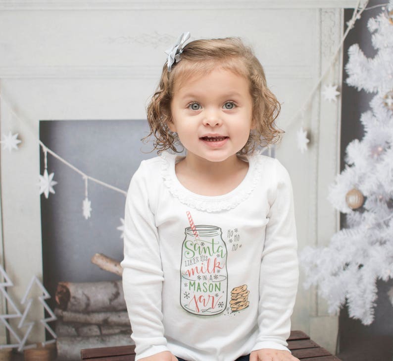 Christmas Shirt for Girl Christmas Shirt for Toddler Etsy