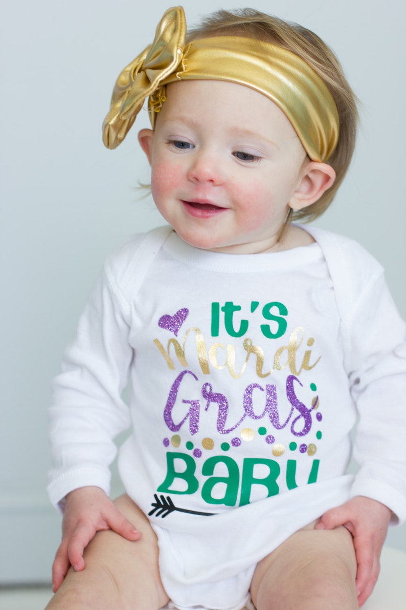mardi gras baby girl outfit