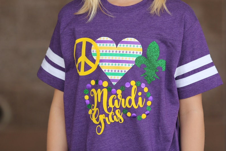 Mardi Gras Shirt for Girl Toddler Mardi Gras Shirt Mardi Etsy