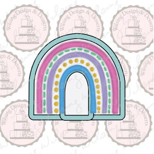 Arch and Rainbow Cookie Cutter Set