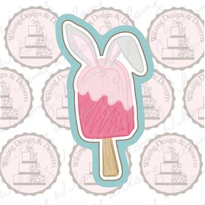 Bunny Pop Cookie Cutter: Easter Treat Cutter