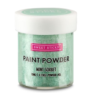 Sweet Sticks Edible Paint Powder - Mint Sorbet (Discontinued)