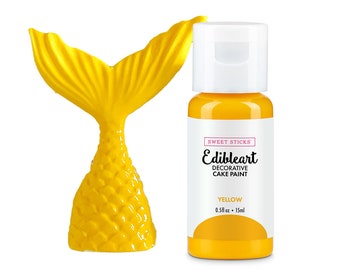 Sweet Sticks Edible Paint Yellow 15mL