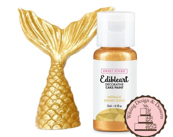 Sweet Sticks Metallic Honey Gold 15mL Edible Paint
