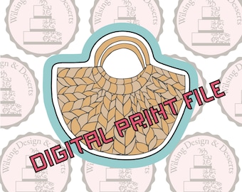 Beach Bag 3D Print Cookie Cutter .stl file