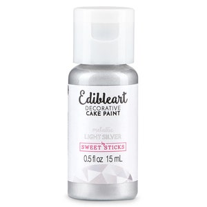 Sweet Sticks Metallic Light Silver 15mL Edible Paint
