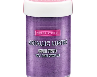 Polvo brillante morado dulce