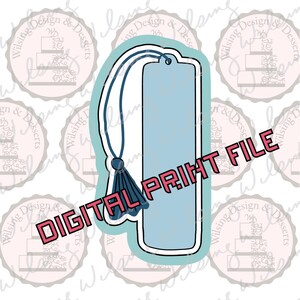 Hög bokmärkeskakform STL – Bokklubbskakor – Läskalasskakor – 3D-utskriftskakformsfil