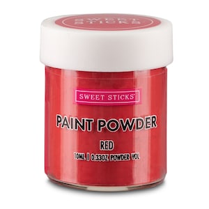Sweet Sticks Edible Paint Powder - Red