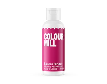 Colour Mill Stencil Activator – Bakers Binder 50mL – Cookie Stencil Tool – Mix with Lustre for Edible Paint – Alcohol Free
