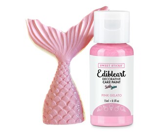 Sweet Sticks Edible Paint Pink Gelato 15mL