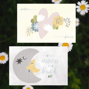 Mother&#39;s day postcard set *printable*