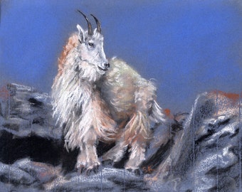 The pastels animal painting, reproduction