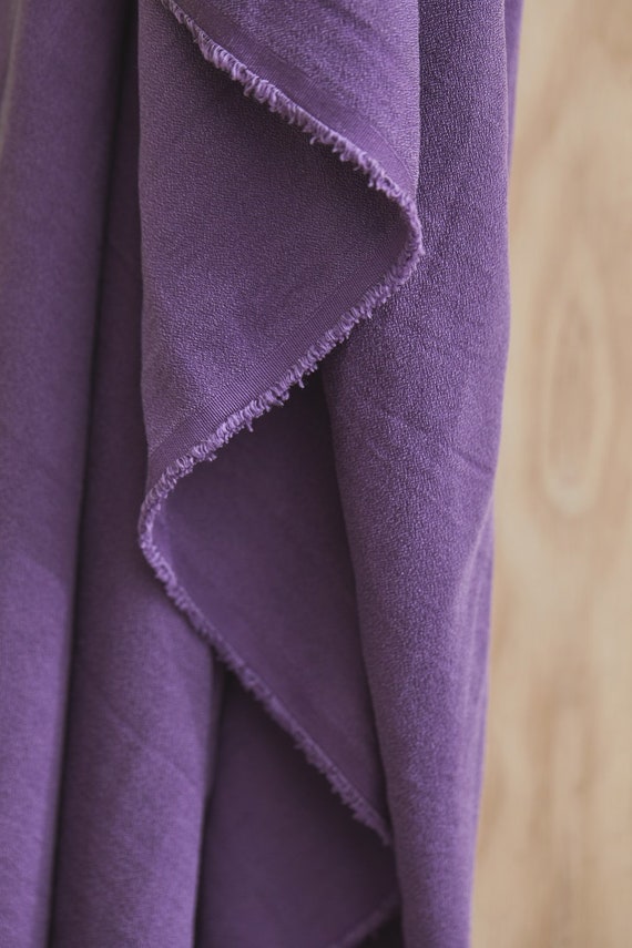 Meetmilk Crispy Crepe Mauve With TENCEL™ Lyocell Plain in - Etsy