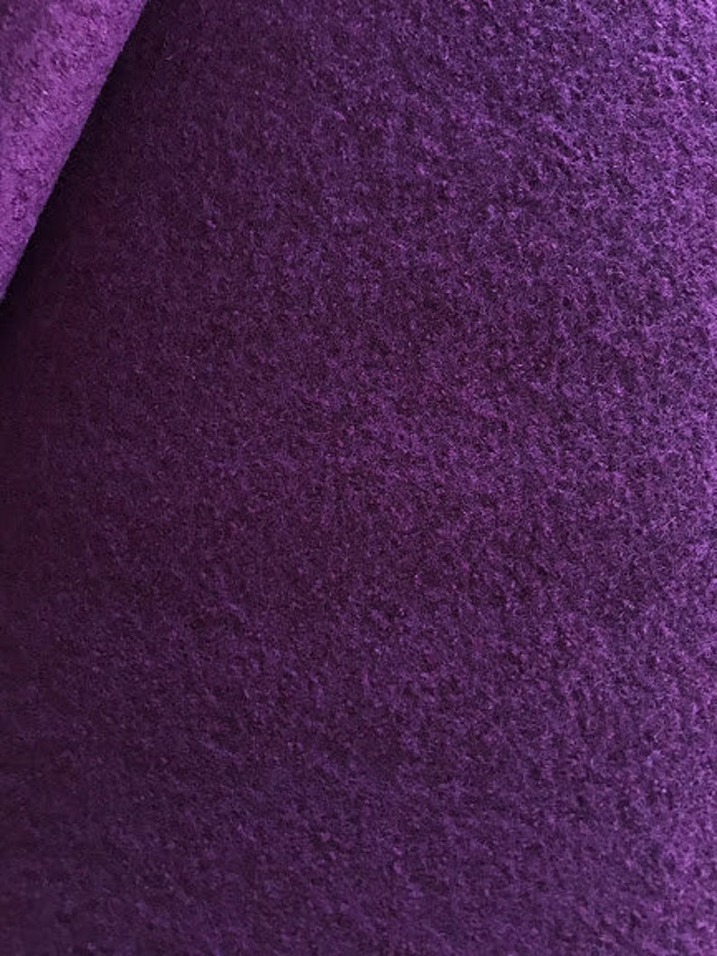 berry purple 59.70 EURMeter Walk fabric Merino wool by Hilco in a dark purple