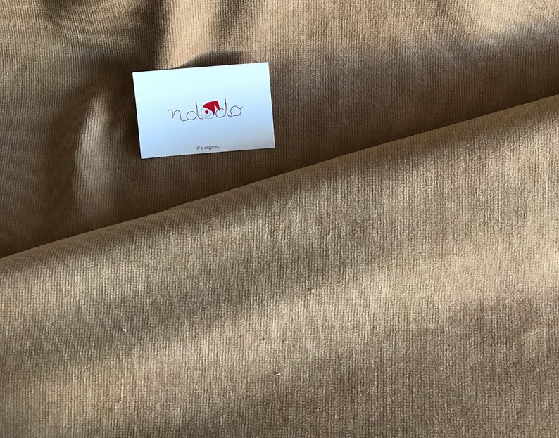 red kbA Cord organic fabric