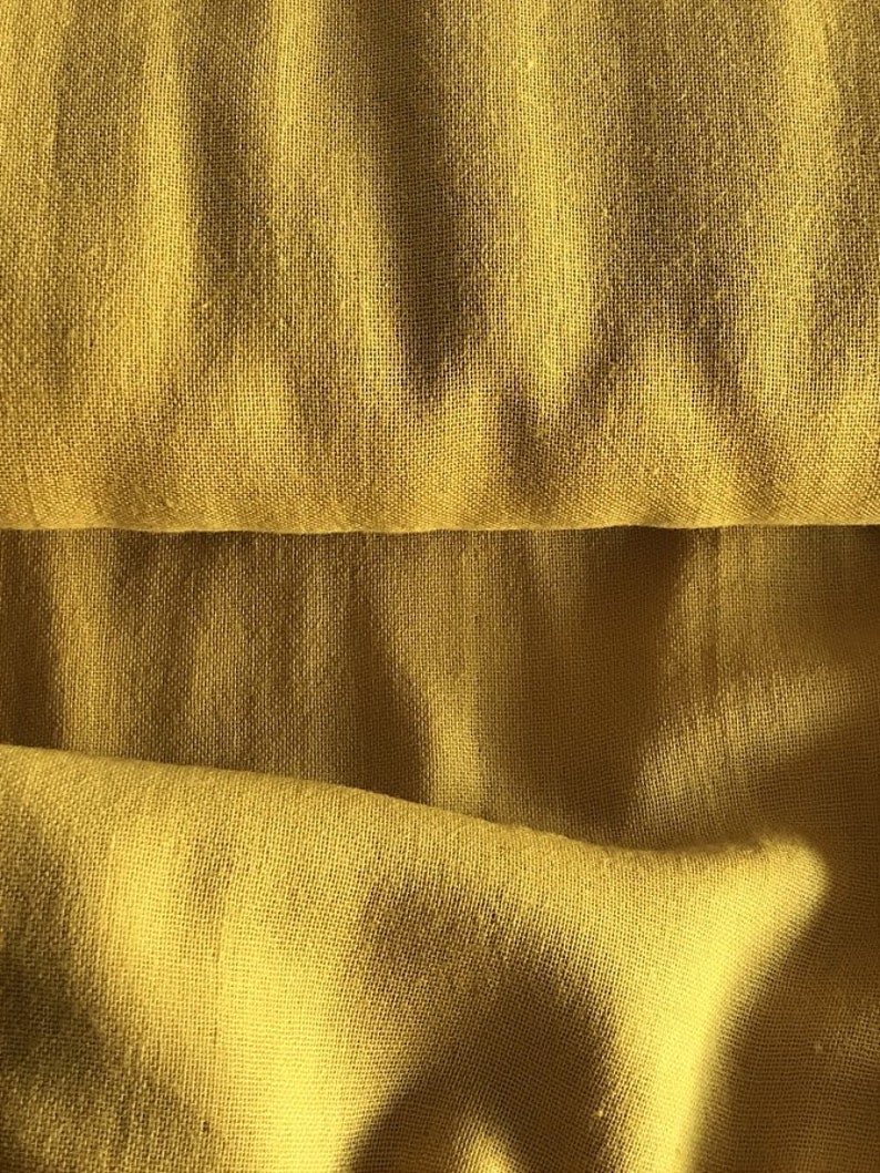 Organic Muslin Organic Double Gauze Muslin Fabric in Yellow Etsy