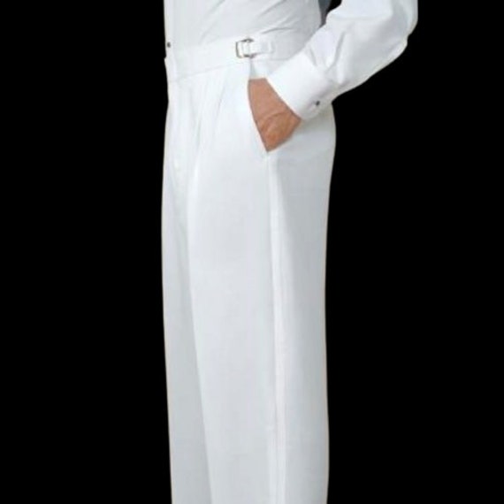 Pleated Trousers Mens White Dress Pants Near Me Men's Used