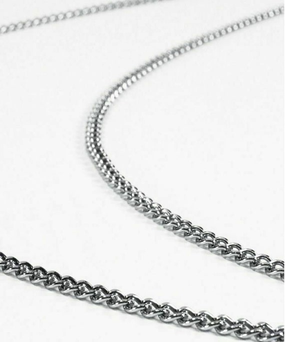 Men's Silver Double Zoot Suit Chain Gangster Swing Nice Quality