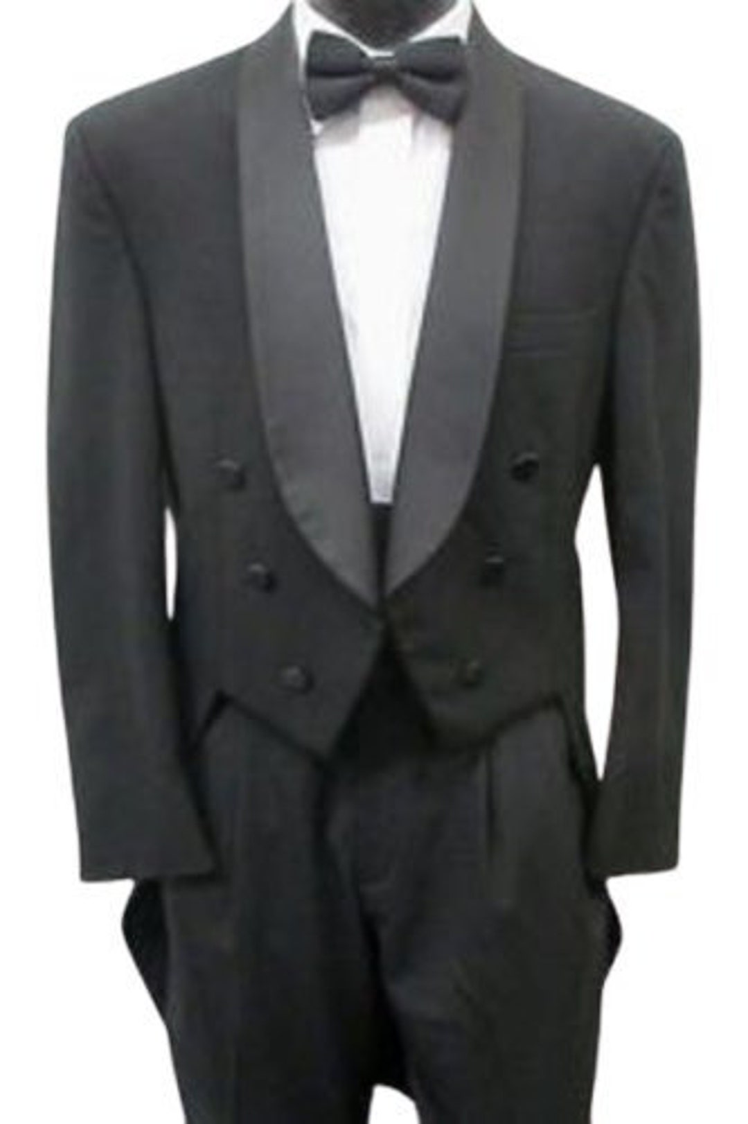 Boys Black Shawl Tailcoat Very Nice Men's Tuxedo Tails Mason Debutante ...