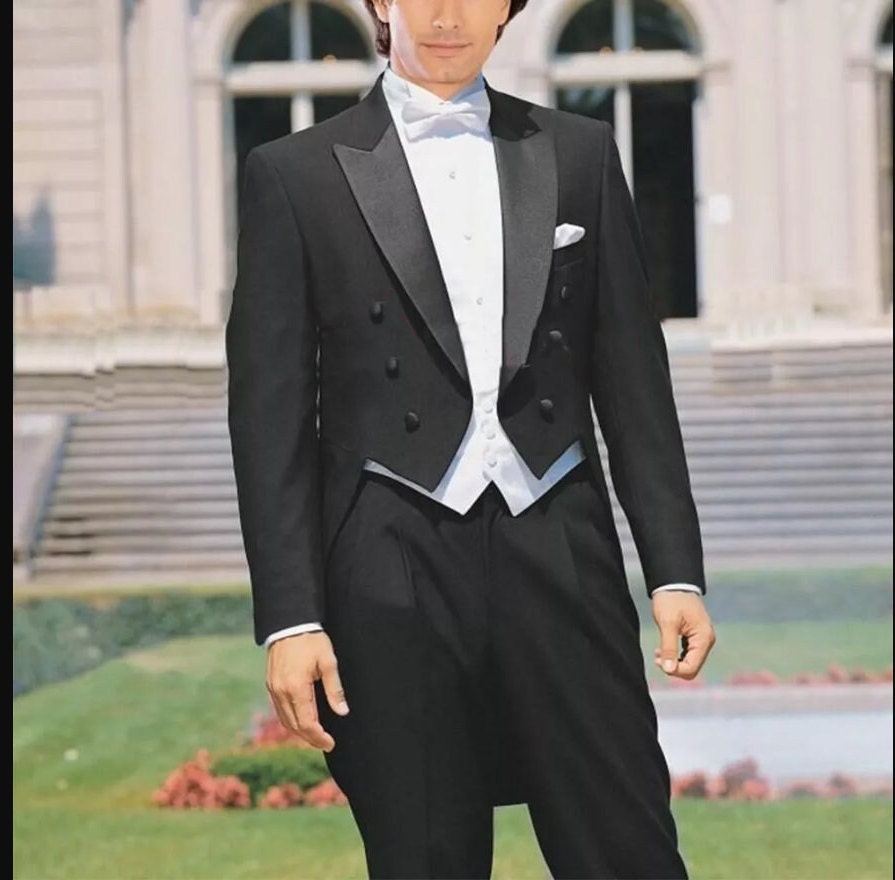 White Tux Tails - Etsy
