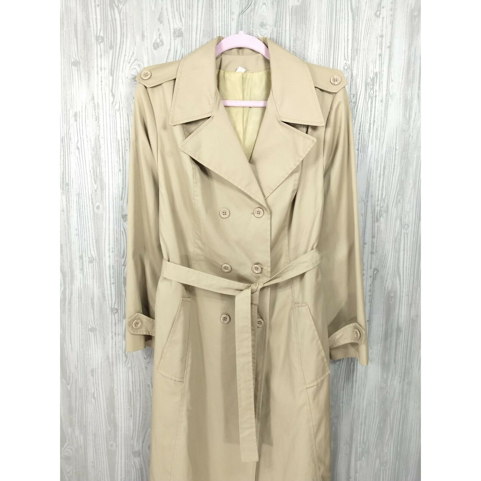 Vintage Long Trench Coat Light Dark Academia British Style | Etsy