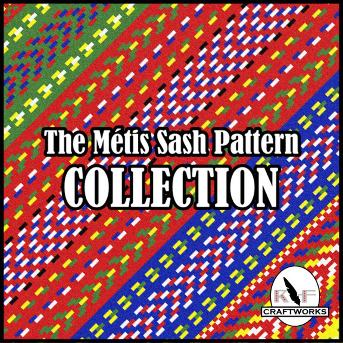 Loom Beading Patterns the Métis Sash Pattern Collection Etsy Canada