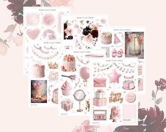 Party Pop - Mini Journal Sticker Kit - Journal or Planner