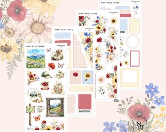 Mountain Mood - Mini Journal Sticker Kit - Journal or Planner
