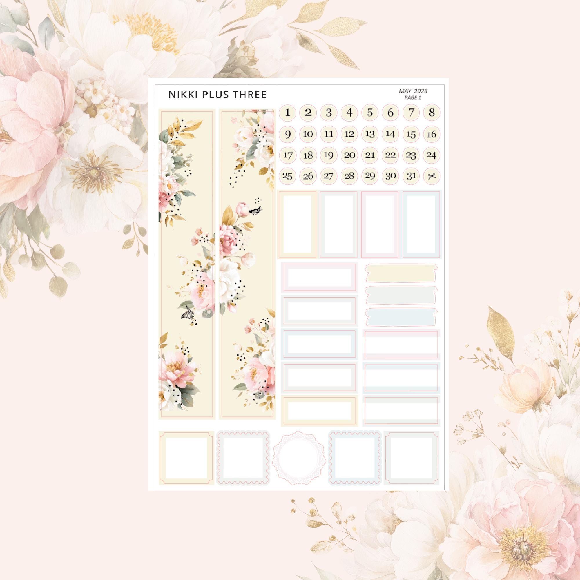 NEW May 2026 - Hobonichi Cousin Monthly Kit - Premium Matte - Light ...