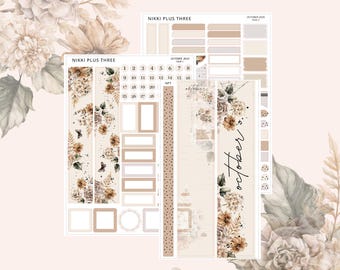 NEW October 2026 - Hobonichi Cousin Monthly Kit - Premium Matte - Light Gold Foil