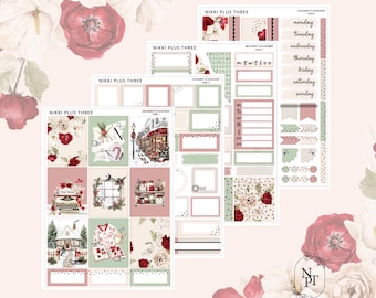 December to Remember - Foiled Weekly Sticker Kit - Premium Matte - Light Gold Foil