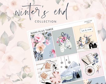 NEW Winter's End - Foiled Weekly Sticker Kit - Premium Matte - Light Gold Foil