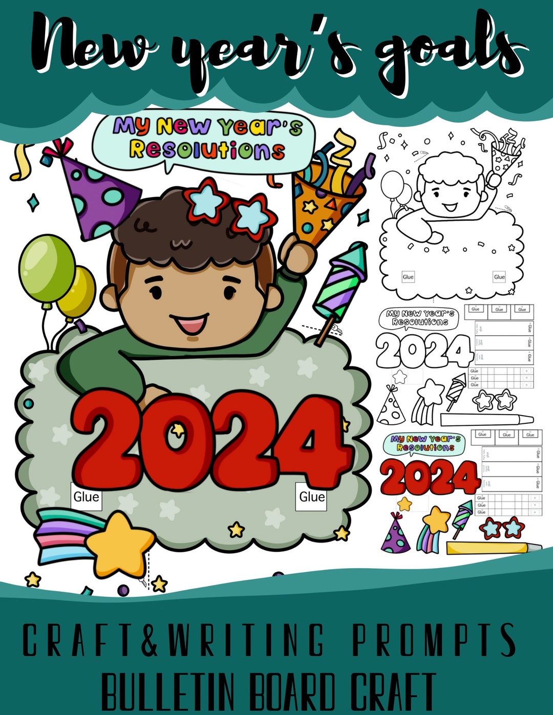 New Year Resolution 2024&goals Craftwriting Etsy