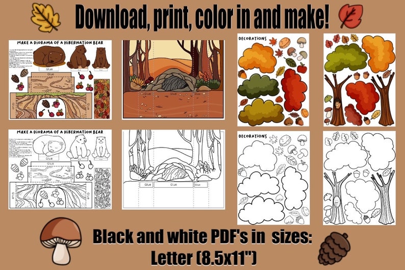 Hibernation Activities Hibernating Bear Craft Bulletin Board Sleeping ...